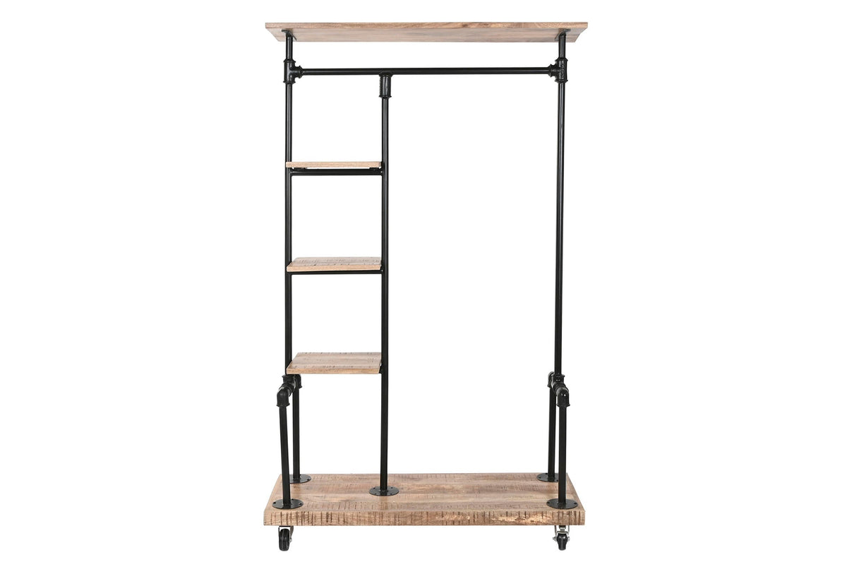RECIBIDOR MANGO METAL 104X40X175 28,50 MARRON