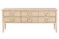 MUEBLE TV ABETO MDF 120X40X50 NATURAL