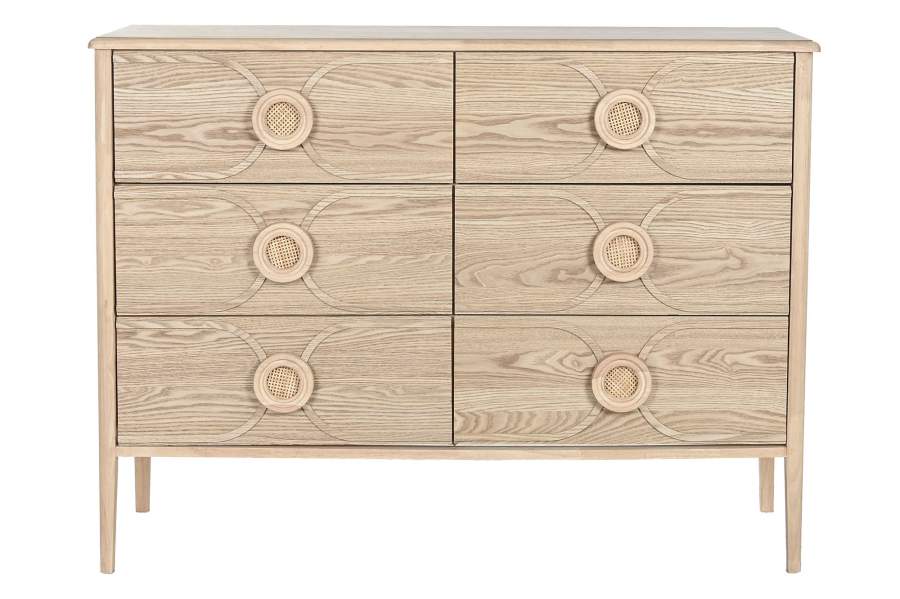COMODA ABETO MDF 120X40X90 NATURAL