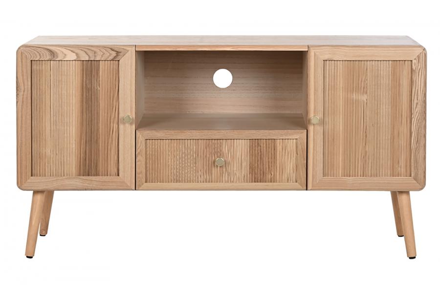MUEBLE TV PINO MDF 120X40X63 NATURAL