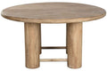 MESA REDONDA COMEDOR MANGO 150X150X78,7 MARRON