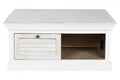 MESA CENTRO MANGO 90X90X40 BLANCO