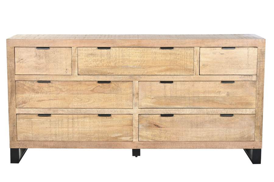 CAJONERA MANGO METAL 180X45X91 MARRON
