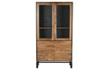 VITRINA TECA ACACIA 100X40X185 MARRON