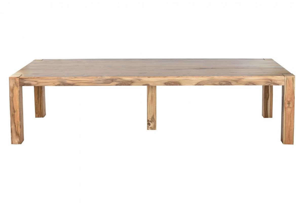 MESA COMEDOR TECA 300X100X78 NATURAL