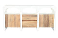 BUFFET MADERA RECICLADA MANGO 161X40X82 BLANCO