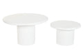 MESA CENTRO SET 2 MADERA RECICLADA MANGO 75X75X35
