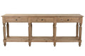 CONSOLA ABETO MADERA RECICLADA 200X55X78