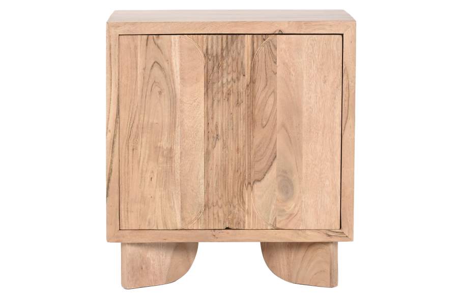 MESITA DE NOCHE ACACIA 50X35,5X55,5
