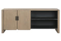 MUEBLE TV ABETO METAL 140X38X56 MARRON