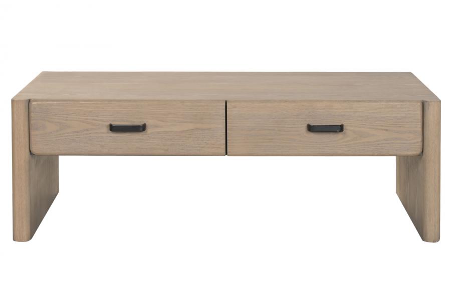 MESA CENTRO ABETO METAL 120X61X40 MARRON