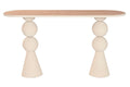 CONSOLA METAL MADERA 150X45X80 NATURAL
