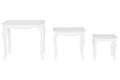 MESITA AUXILIAR SET 3 MDF MADERA 53X35X47