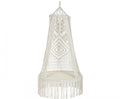 SILLA COLGANTE ALGODON 82X82X170 MAX,120 MACRAME
