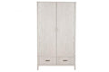 ARMARIO METAL MDF 110X60X195 ROPERO GRIS CLARO