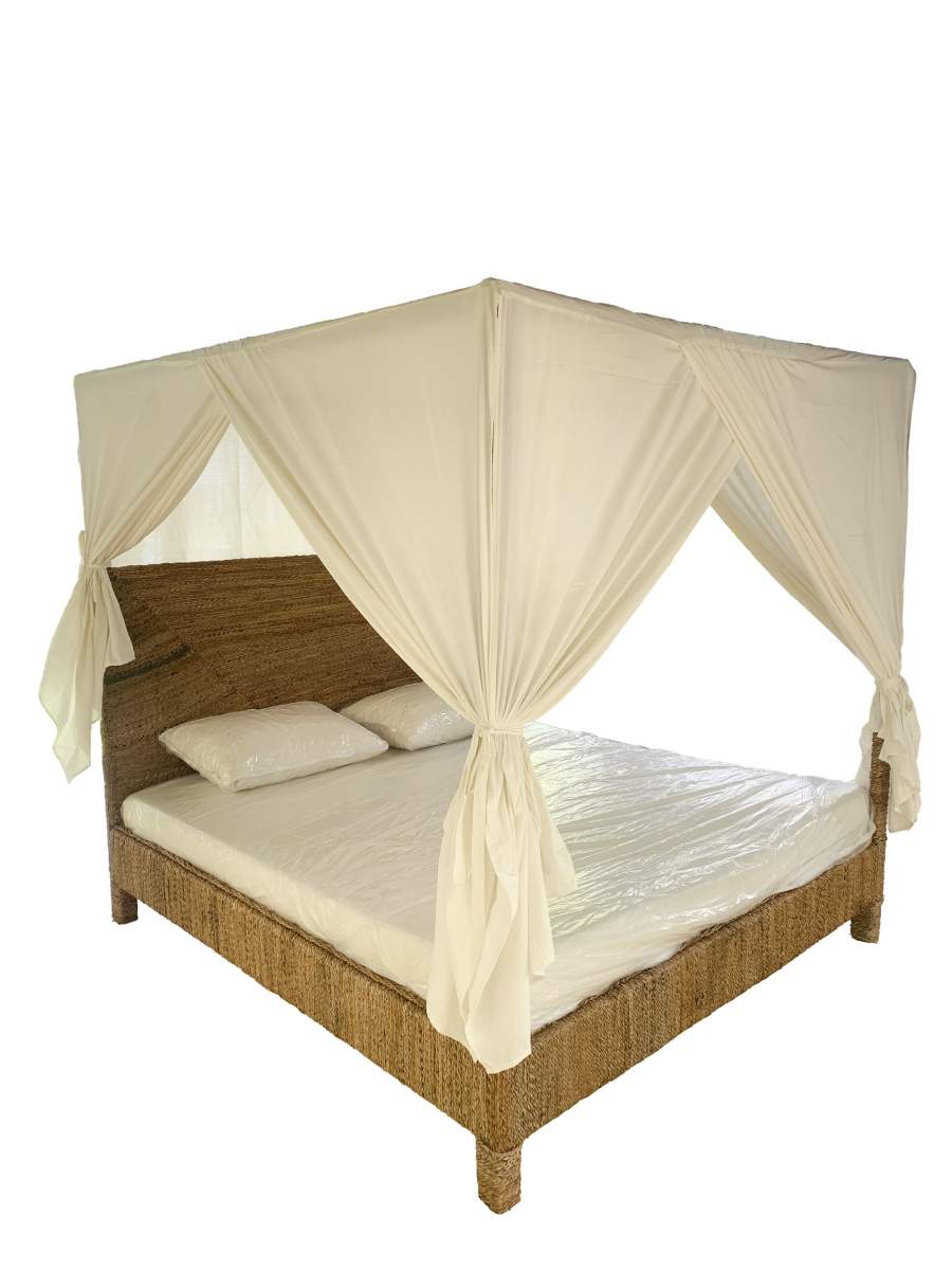 CAMA FIBRA DE BANANA TECA 209X188X198