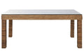 MESA COMEDOR FIBRA TECA 180X90X77 CRISTAL TEMPLADO