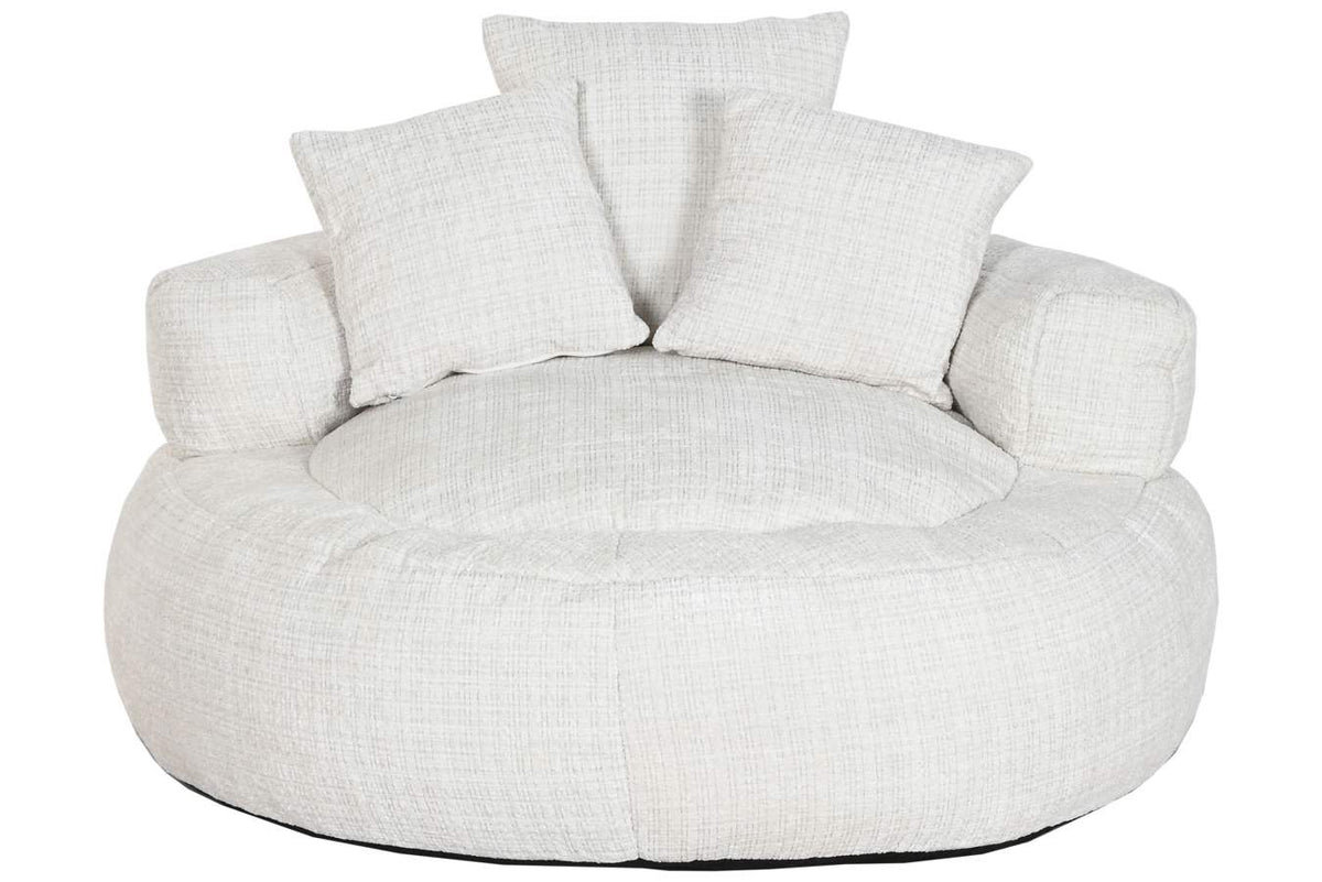 SILLON POLIESTER 94X94X50 BLANCO