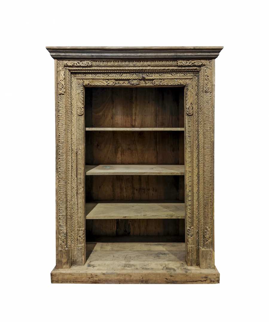 ESTANTERIA TECA 120X50X180 TALLAS ANTIGUAS NATURAL