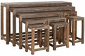 CONSOLA MAS MESA SET 9 MADERA 160X40X82 MESITAS