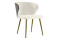 SILLA POLIESTER METAL 58X58X78 BLANCO