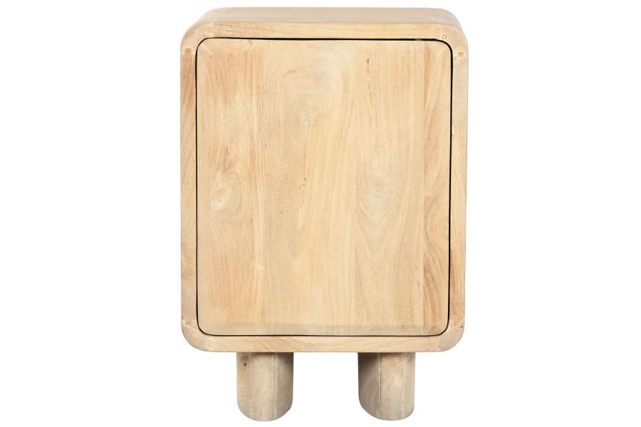 MESITA DE NOCHE ROBLE 45X40X65 NATURAL MARRON