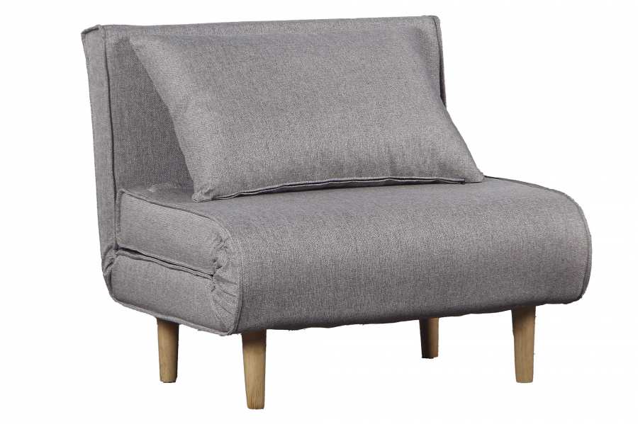 SOFA CAMA POLIESTER METAL 90X90X84 TOPO