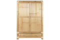 ARMARIO BAMBU RATAN 120X60X180 NATURAL