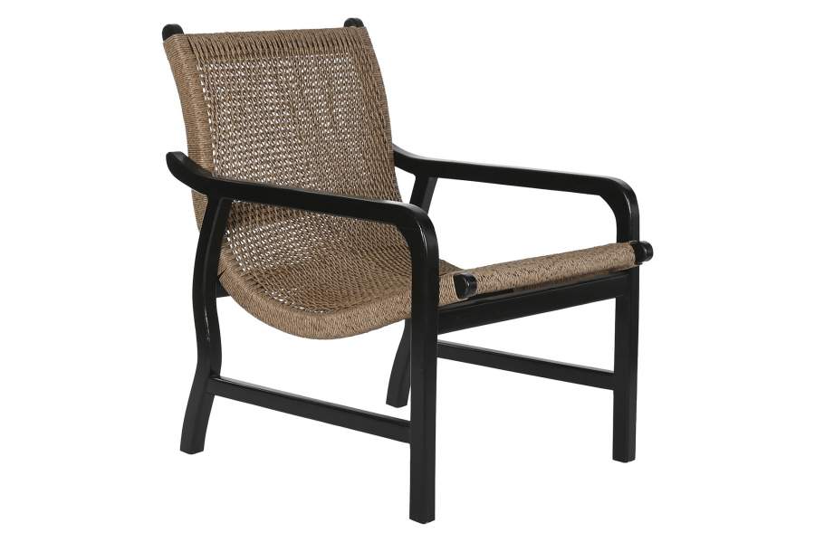 BUTACA TECA FIBRA SINTETICA 66X80X90 NEGRO