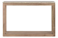 CONSOLA MADERA RECICLADA MARMOL 120X40X82 NATURAL
