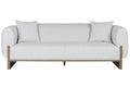 SOFA POLIESTER MDF 220X95X77 GRIS