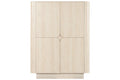 ARMARIO MADERA SIMIL 100X40X134 TRAVERTINO BEIGE