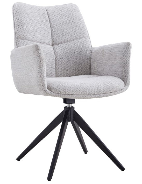 SILLA METAL POLIESTER 58X46X92 GRIS