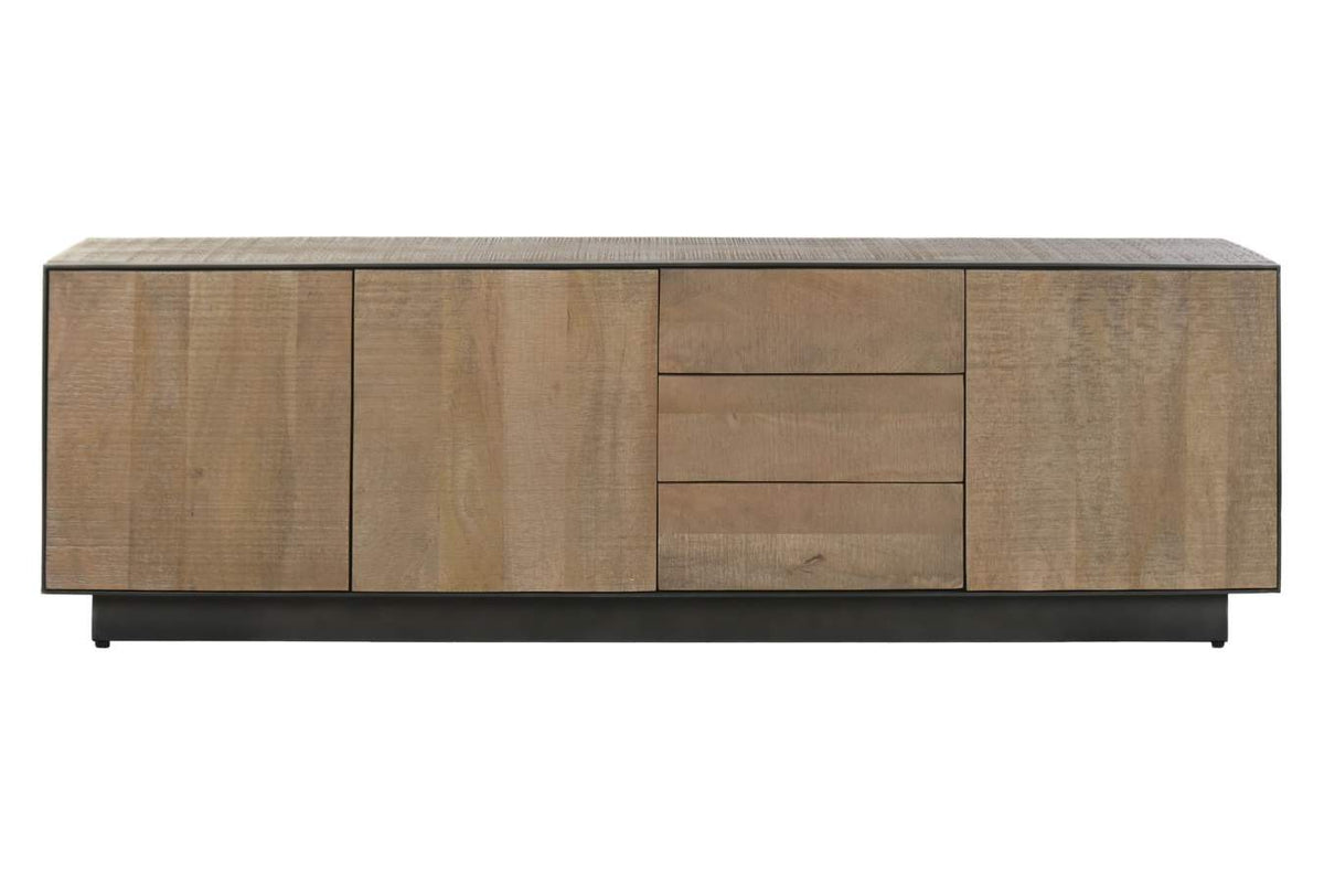 MUEBLE TV MANGO METAL 180X44X55 CHORRO DE ARENA
