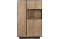 VITRINA MANGO CRISTAL 89X44X142 CHORRO DE ARENA