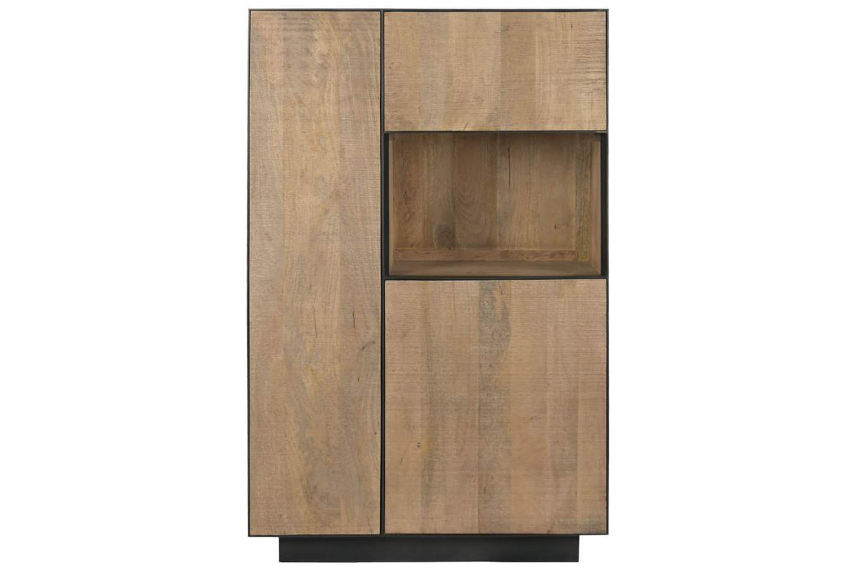 VITRINA MANGO CRISTAL 89X44X142 CHORRO DE ARENA