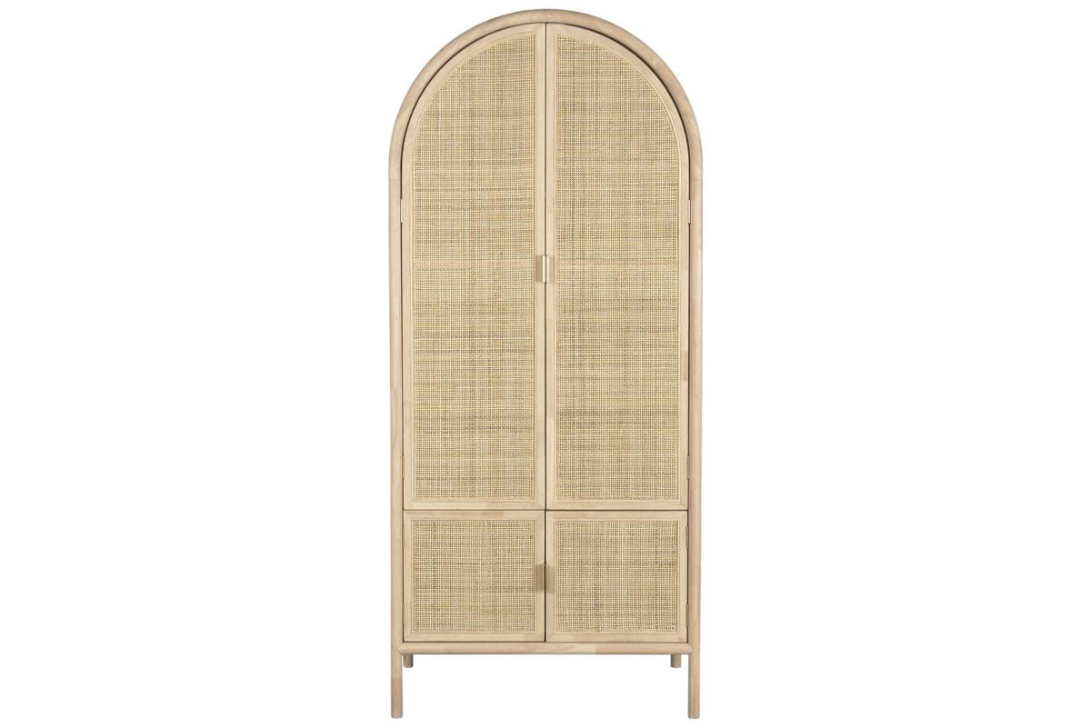 ARMARIO ABETO RATAN 79X58X180 NATURAL