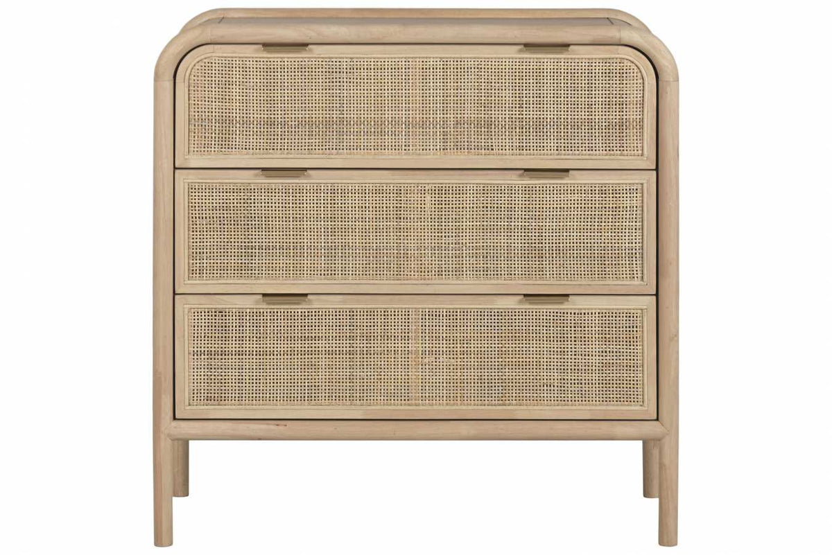 COMODA ABETO RATAN 79X39X80 NATURAL