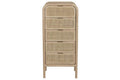 CHIFONIER ABETO RATAN 46X35X100 NATURAL