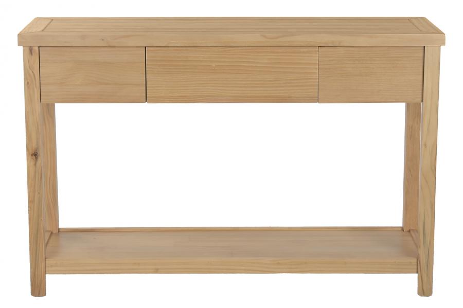 CONSOLA PINO 120X40X78 NATURAL