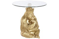 MESITA AUXILIAR RESINA CRISTAL 60X60X59 GORILA
