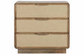 COMODA MANGO YUTE 79,5X37,5X76 3 CAJONES NATURAL