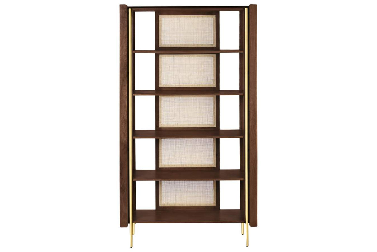 ESTANTERIA MANGO FIBRA 100X40X180 NATURAL