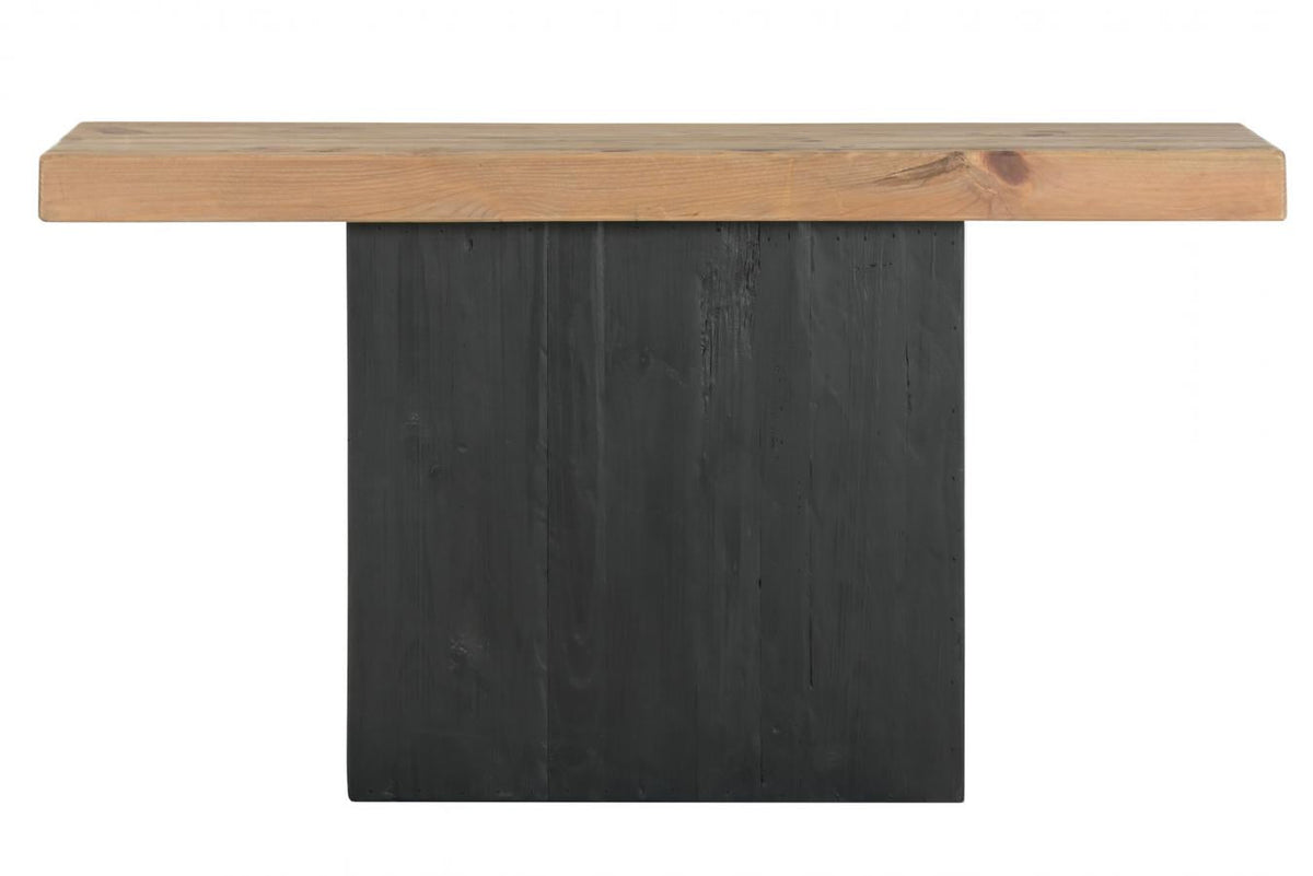 CONSOLA PINO MADERA RECICLADA 140X40X75 DESGASTADO