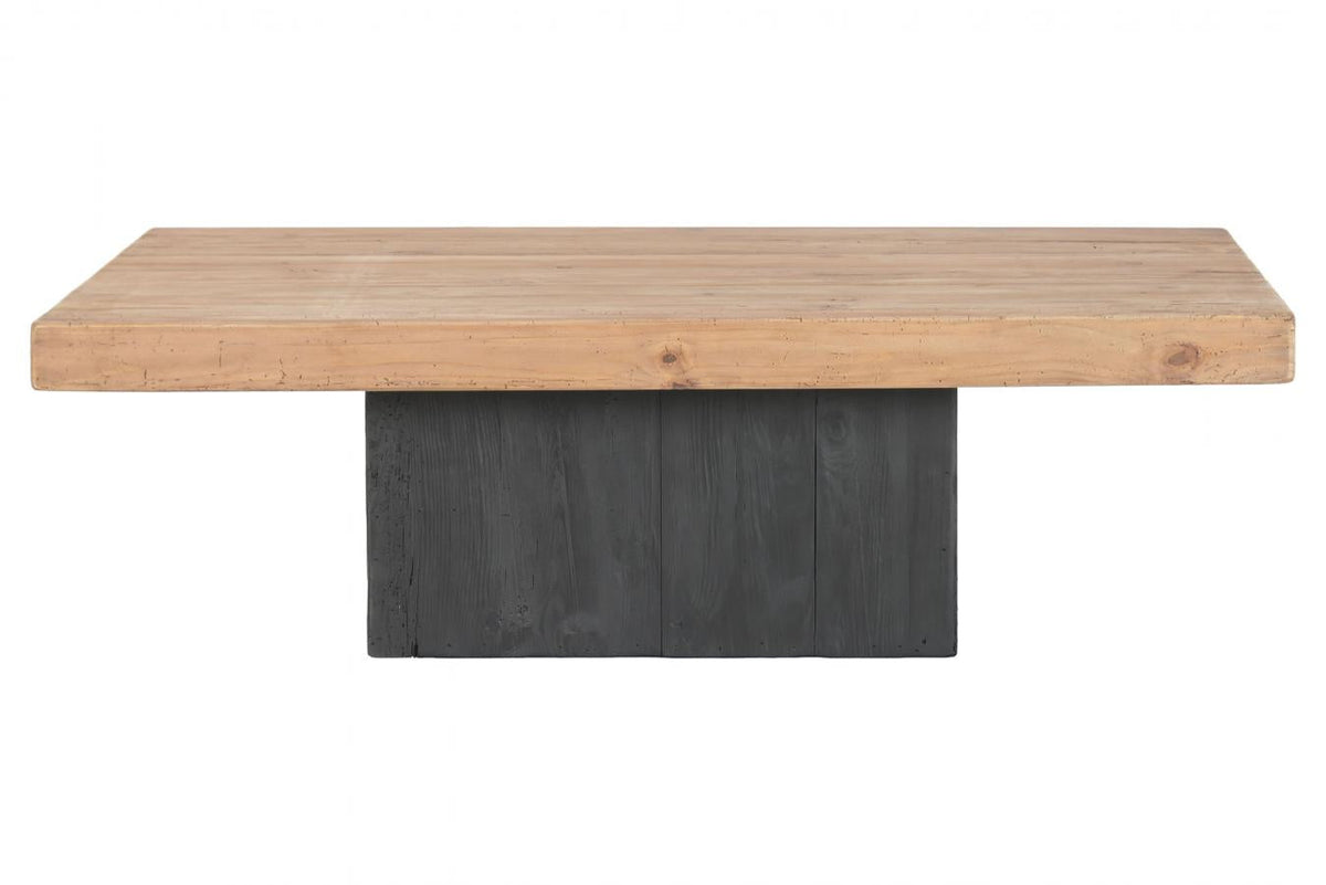 MESA CENTRO PINO MADERA RECICLADA 135X70X40