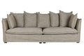 SOFA LINO 260X104X90 CON 7 COJINES VERDE