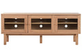MUEBLE TV MDF CRISTAL 140X40X55 NATURAL