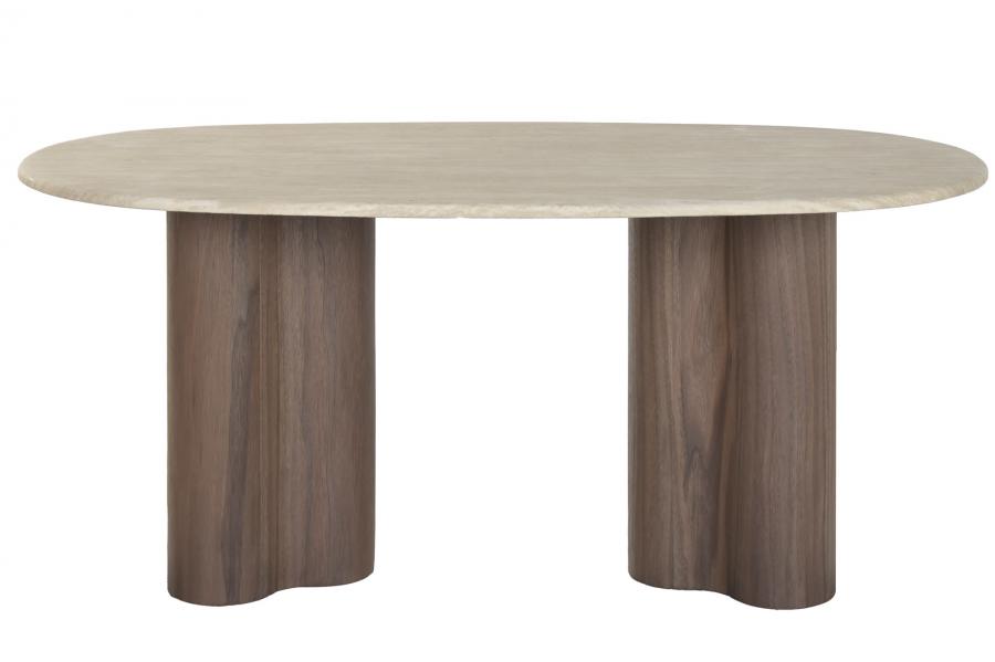 MESA COMEDOR MDF GRANITO 180X90X75 MARRON