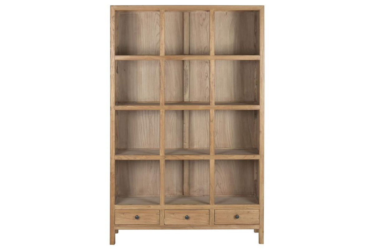 ESTANTERIA MADERA RECICLADA OLMO 120X38X190