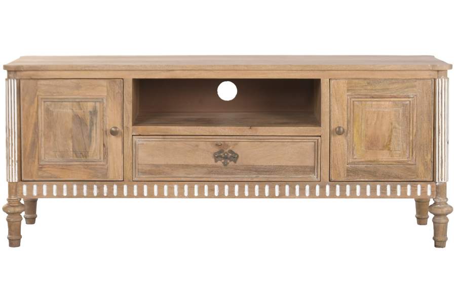 MUEBLE TV MANGO 133X42X55 MARRON